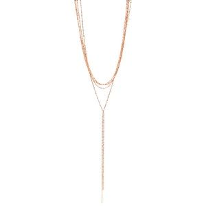 VICI 8 Other Reasons Layered Rose Gold Necklace